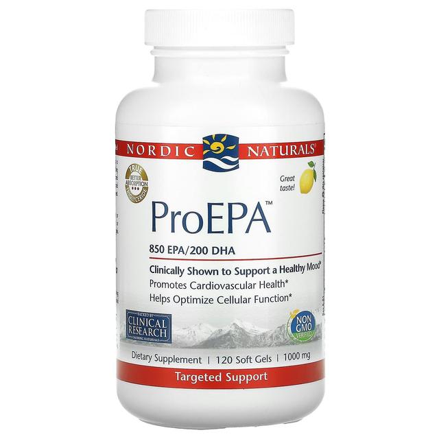 Nordic Naturals, ProEPA, Limone, 1.000 mg, 120 Softgels on Productcaster.