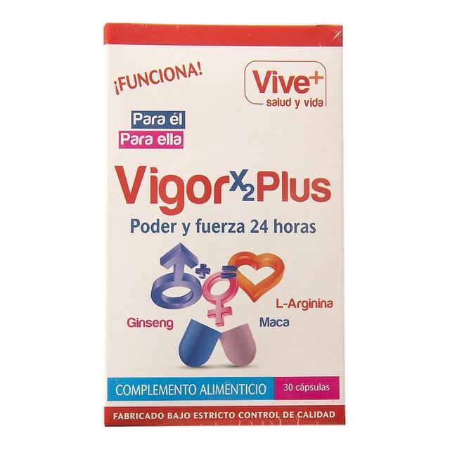 Vive+ Food Supplement VigorX2Plus Vive+ (30 uds) on Productcaster.