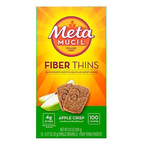 Metamucil Fiber Wafers, Apple Crisp 12 each (Pack of 1) on Productcaster.