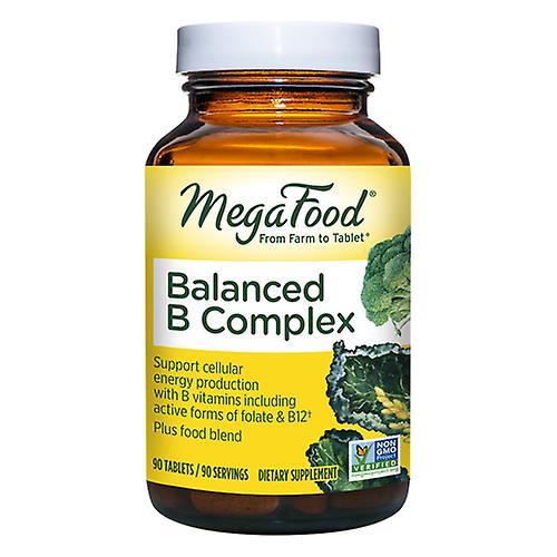 MegaFood Balanced B Complex, 90 tabletek (opakowanie po 6 sztuk) on Productcaster.