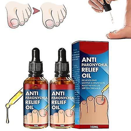 Anti Paronychia Relief Oil, Ingrown Toenail Treatment, Nail Renewal Liquid For Damaged & Discoloration Nail 2pcs on Productcaster.