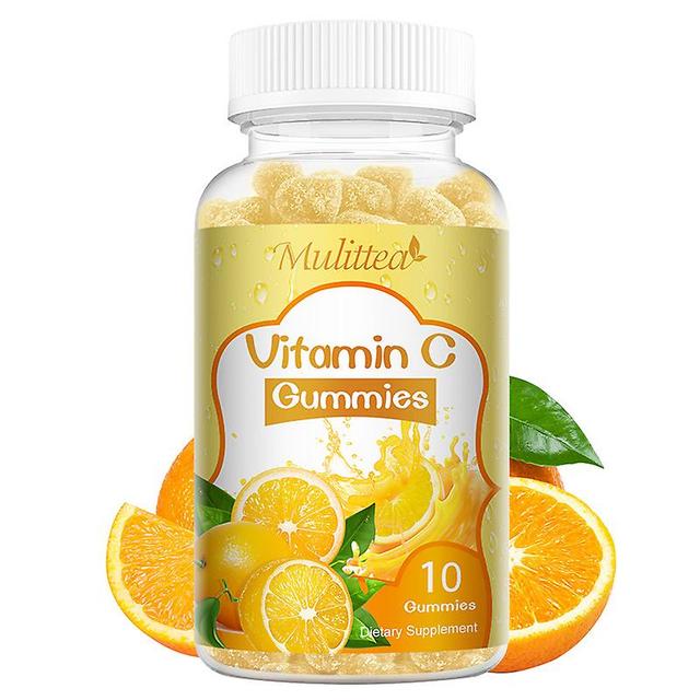 Visgaler Organic Vitamin C Gummies Chewable Supplements Antioxidant Wrinkle Improve Immune For Adults And Children Daily Snacks 30pcs on Productcaster.