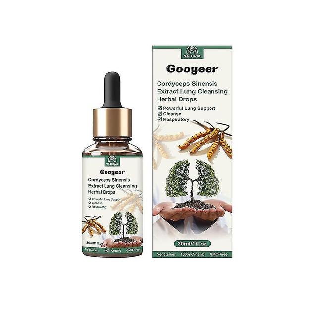 Cordyceps Sinensis Extract Lung Clearing Drops Clean & Breathe on Productcaster.