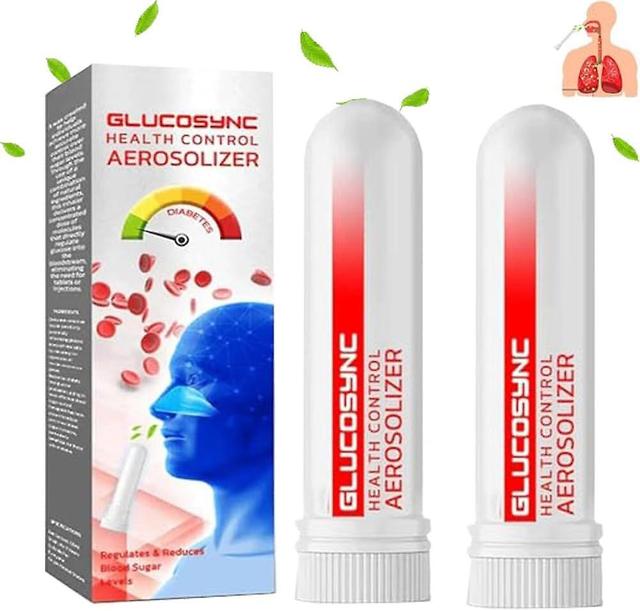 Herbal Nasal Inhaler Health Control Aerosolizer, Natural Sugar Control Supplement Blood Glucose Balance Support Nasal Inhaler Stick 2pcs - 3.6ml si... on Productcaster.