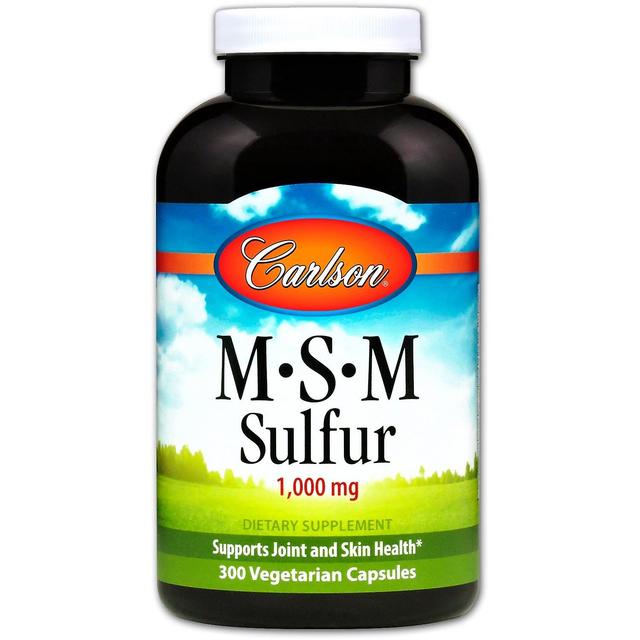 Carlson Labs, MSM Sulfur, 1.000 mg, 300 capsule vegetariane on Productcaster.