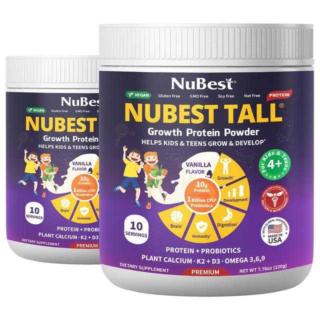 Fruugo - NuBest Tall Protein, Recommandé pour les enfants - Protéines cliniquement prouvées, Shake à la vanille pour les 4 ans et +, 10 portions vé... on Productcaster.