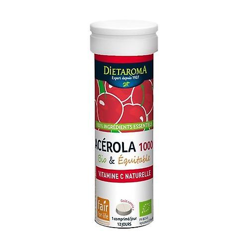 Dietaroma Acerola 1000 Fatigue Reduction 12 tablets on Productcaster.