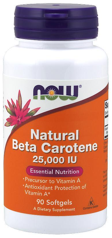 NOW Foods Nå mat Beta Carotene (naturlige) 90 Softgels on Productcaster.