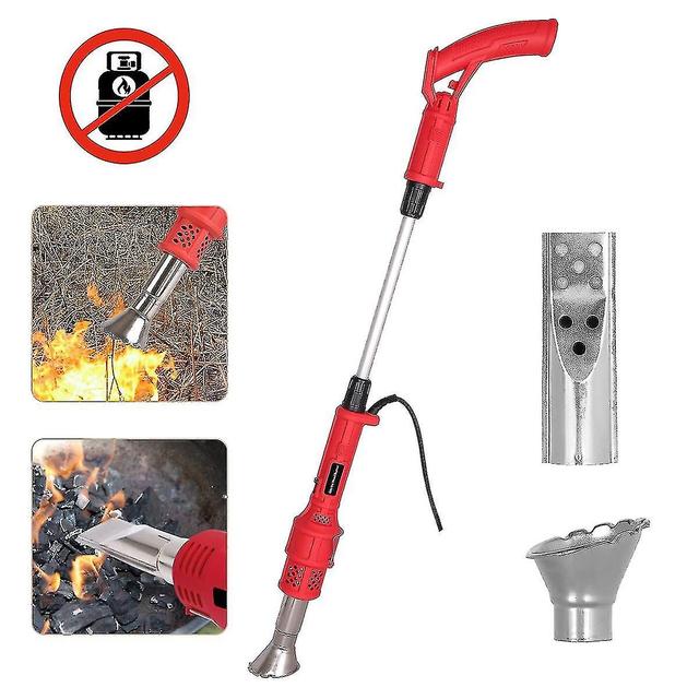 Electric Weed Killer, Weed Burner With Nozzle - Burn Weed Charcoal 2 In 1 Thermal Weed Stick, Up To 650 Powerful Weed Control EU Plug on Productcaster.