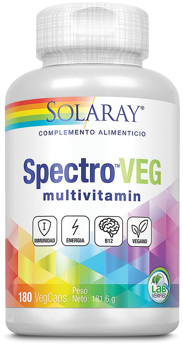 Solaray Spectro Vegetarische Multivitamin 180 Gemüsekapseln on Productcaster.