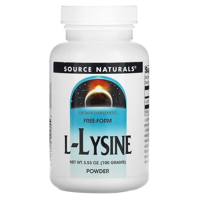 Source Naturals, L-Lysine Powder, 3.53 oz (100 g) on Productcaster.