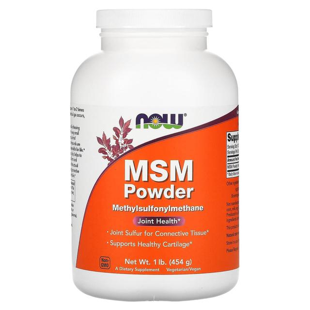 NOW Foods, MSM Poeder, 1 lb (454 g) on Productcaster.