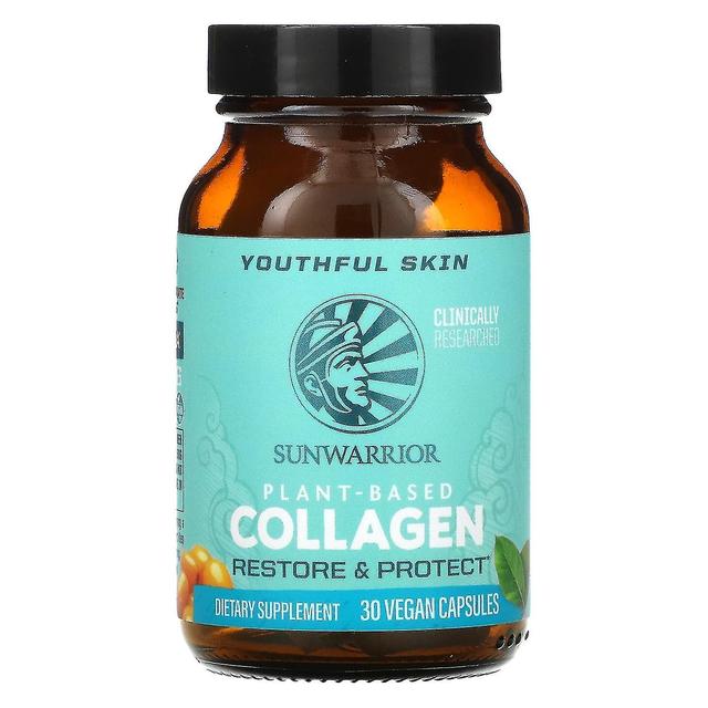 Sunwarrior, Plant-Based Collagen, Restore & Protect, 30 Vegan Capsules on Productcaster.