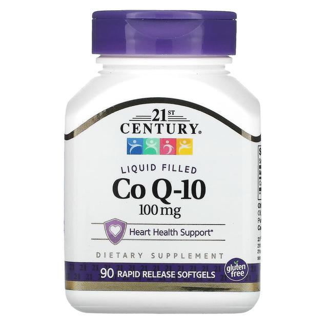 21st Century, Vätskefyllda Q-10, 100 mg, 90 Rapid Release Softgels on Productcaster.