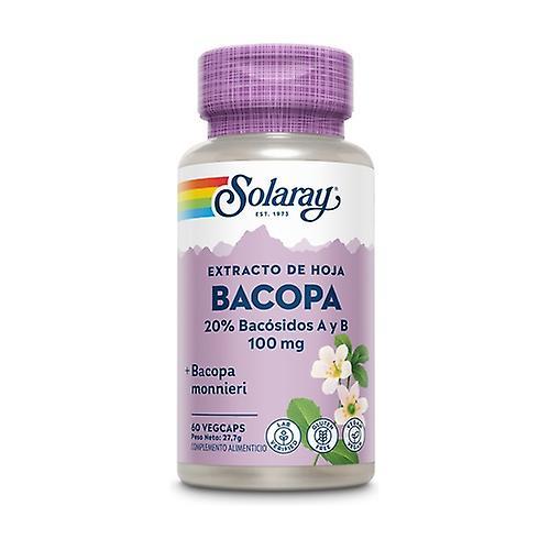 Solaray Bacopa 60 vegetable capsules of 100mg on Productcaster.