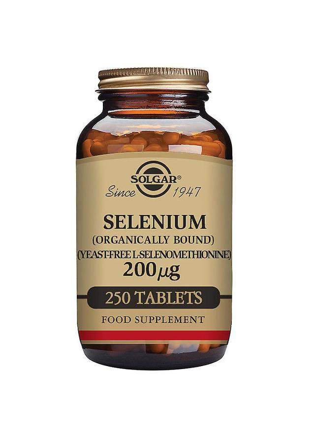 Solgar selenium 200ug tabletas sin levadura 250's on Productcaster.