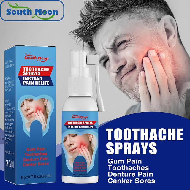 Dental Pain Relief Spray, Natural Ingredients For Fresh Breath & Oral Health, 20ml on Productcaster.