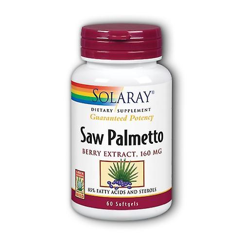 Solaray Saw Palmetto Berry Extract,160 mg,60 Softgels (Pack of 2) on Productcaster.