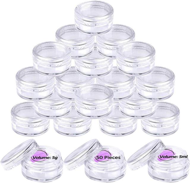 Lyun 50 Pieces Sample Pots For Creams & Makeup Storage on Productcaster.