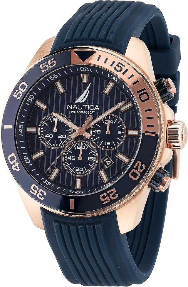 Nautica Herrenuhr NAPNOS305 Blau on Productcaster.