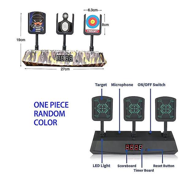 Move Run Air Bullet Gun Auto Reset Electric Score Shot Shoot Target Mo on Productcaster.