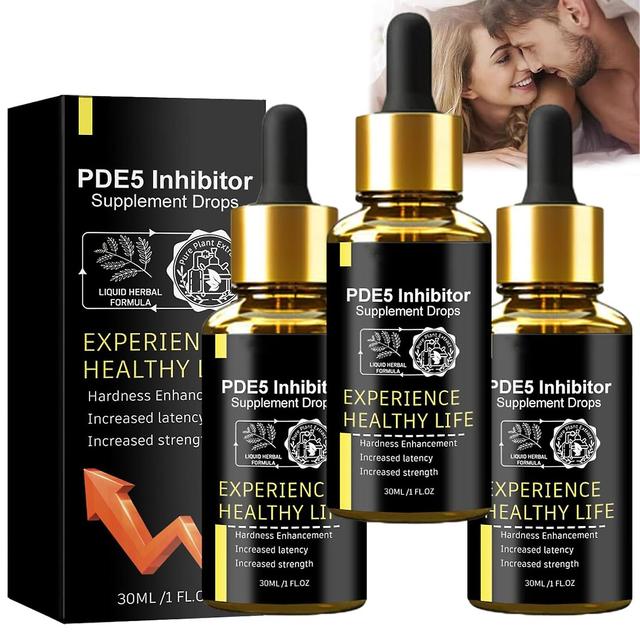 Ylhzg 3Pack PDE5 Inhibitor Supplement Drops for Men, Secret Drops for Strong Men on Productcaster.