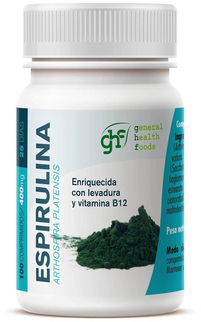 General Health Foods GHF Spirulina 100 tabletek 400 mg 60 gr on Productcaster.