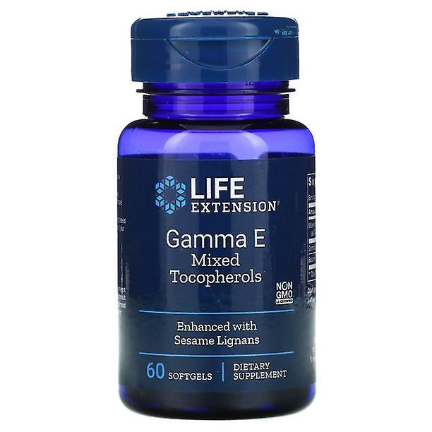 Gamma e mixed tocopherols, 60 softgels, life extension on Productcaster.