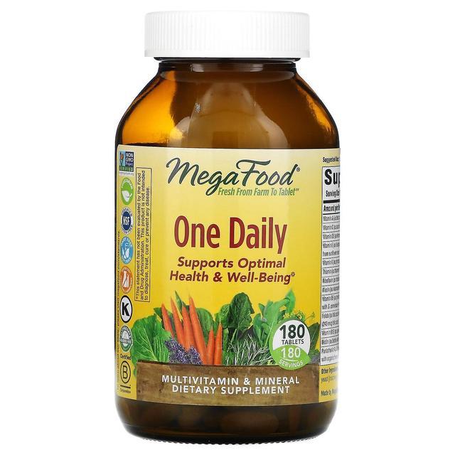 MegaFood, One Daily, 180 Tablets on Productcaster.