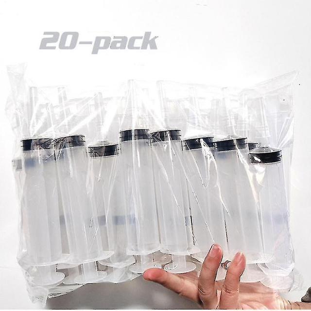 20/40 Pack Jello Shot Syringes Durable For Halloween Thanksgiving Christmas Bacheloret (large 2oz With Caps) As the picture 20-Pack on Productcaster.