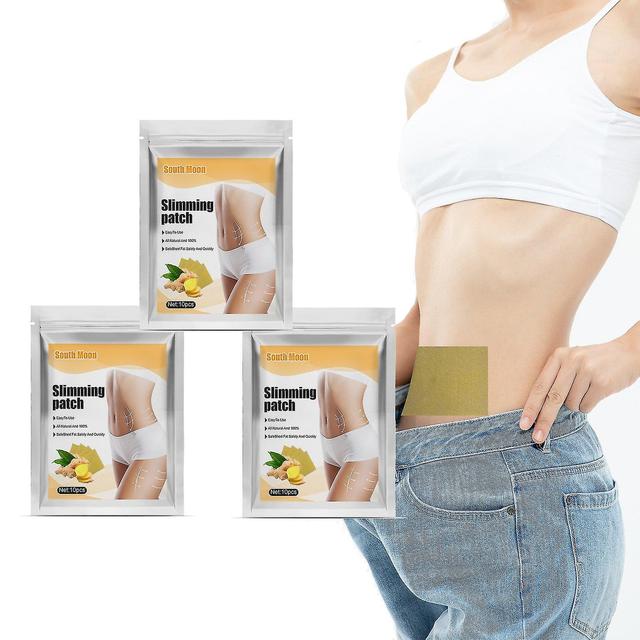 10/20/30pcs Ginger Slimming Patches, Ginger Slimming Patches, Belly Fat Burner, Tightening And Slimming Magic Patches, Burn Belly Fat Patches, Lose We on Productcaster.