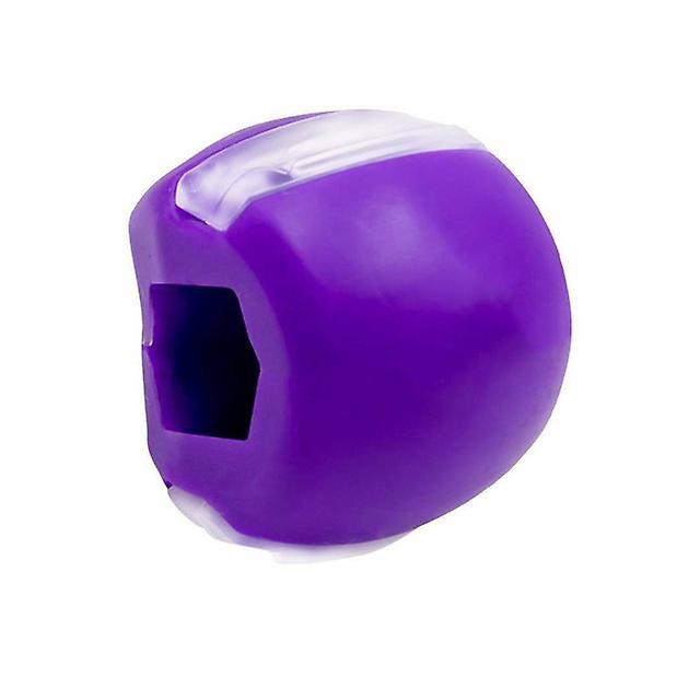 Tib Fitness Face Masseter Men Facial Pop N Go Mouth Jawline Jaw Muscle Exerciser Chew Ball Chew Bite Breaker Training Body Skin Care 1purple on Productcaster.