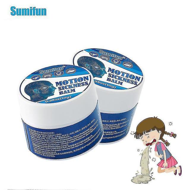 christina show 1pcs 10g New Motion Sickness Cream Relieve Headache Dizziness Nausea Vomiting Ointment Seasick Healt on Productcaster.