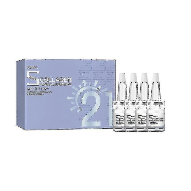 DWSM 4pcs Sunscreen Collagen Sunscreen Essence 5ml --M 16pcs on Productcaster.