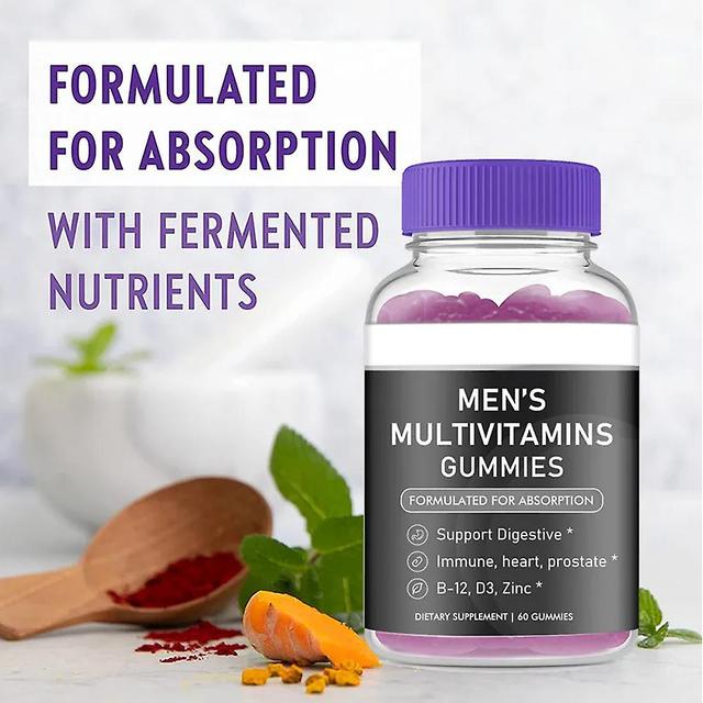 60 Ct Multivitamin Supplement With Vitamins A, C, D3, E, B6, B12 For Energy Support Men's Multivitamin 1pc on Productcaster.