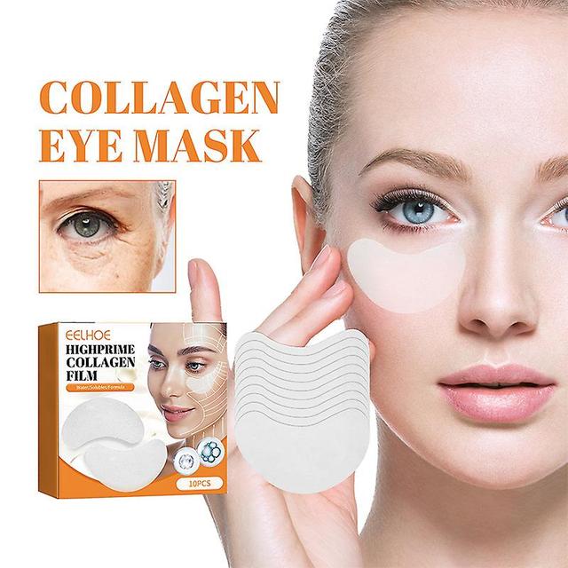 unbrand 10 Pcs Collagen Soluble Film Soluble Collagen Film Eye Mask Skin Care onesize on Productcaster.