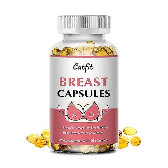 Nature Pueraria Lobata& Papaya Extract Capsule Breast Enlargement Capsules Bust Firming Elasticity Chest Chest Cup-up 10pcs on Productcaster.