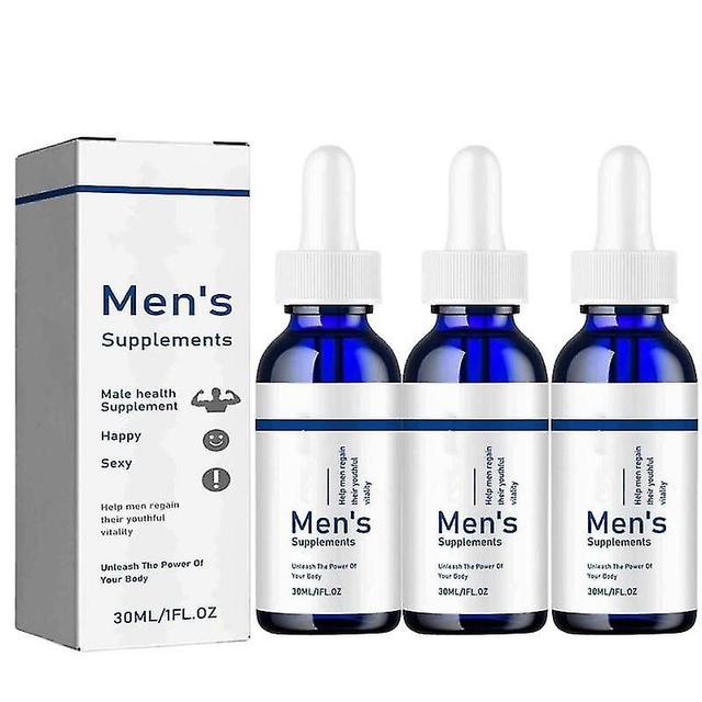 3Pack Natuurlijke Vergroter Druppels voor Mannen Blijven Hard Grote Dikke Groei Snellere Verbetering 30ML on Productcaster.