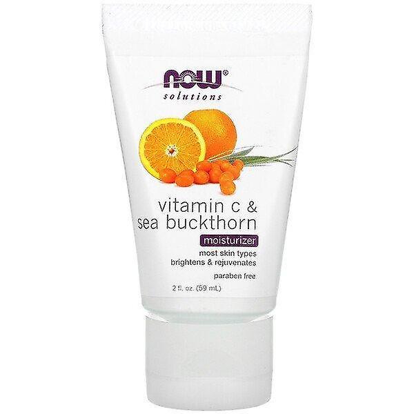 Now Foods, Solutions, Vitamin C & Sea Buckthorn Moisturizer, 2 fl oz (59 ml) on Productcaster.