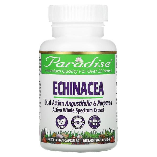 Paradise Herbs, Echinacea, 30 Vegetarian Capsules on Productcaster.