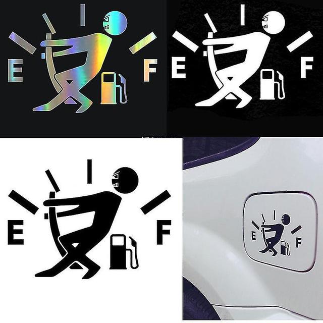 3 Autocollants de voiture personnels Fuel Equal Cap Fun Fuel Exp - Jxlgv on Productcaster.