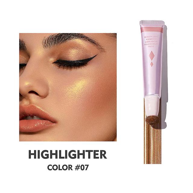 Silky Liquid Blush Long Lasting Brightening Cheek With Sponge Head Waterproof Highlighter Blush Stick 07 on Productcaster.