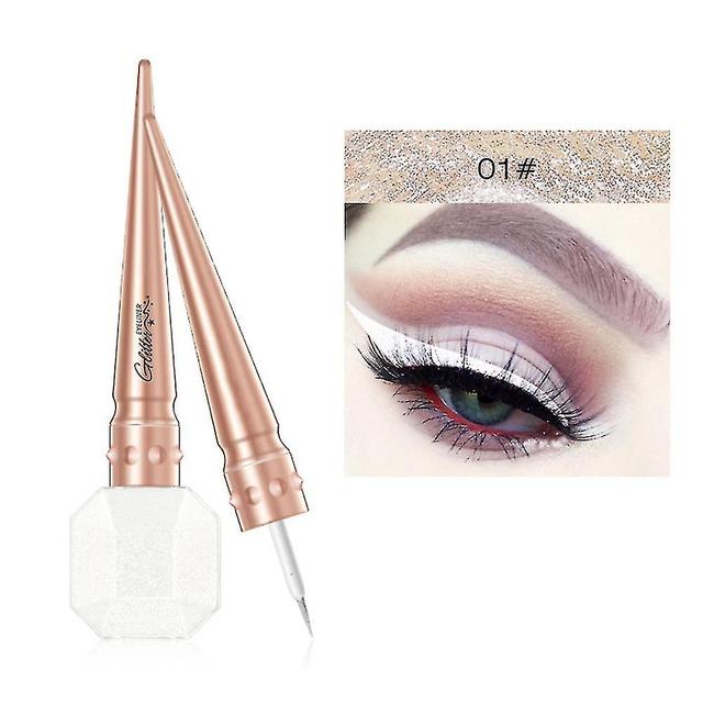 Skbcv Colorful Glitter Eyeliner Long Lasting Smudge-proof Eye Liner Highlight Brighten Liquid Eye Liner 01 on Productcaster.