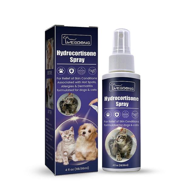 New Hydrocortisone Spray Fights Infection, Kills Bacteria & Stops Itching, Veterinary-grade Skin Protection, Alcohol-free, Non-irritating, For Dogs, C on Productcaster.