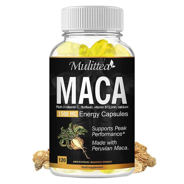 Visgaler 2x Plant Root Extract Kit For Potent Stamina Strength Support Health Kidney Male Energy Supplements Capsules Maca 60pcs on Productcaster.