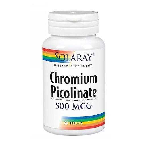 Solaray Chromium Picolinate, 500 mcg, 60 Tabs (Pack of 6) on Productcaster.