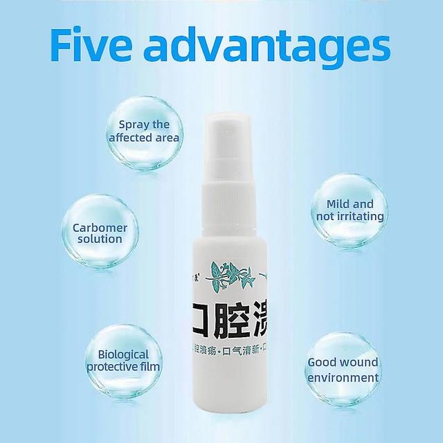 Tib Mouth Ulcers Treatment Herbal Spray 30ml Mouth Freshener Oral Hygiene Antibacterial Anti Inflammation Bad Breath Remover 1pc without box on Productcaster.