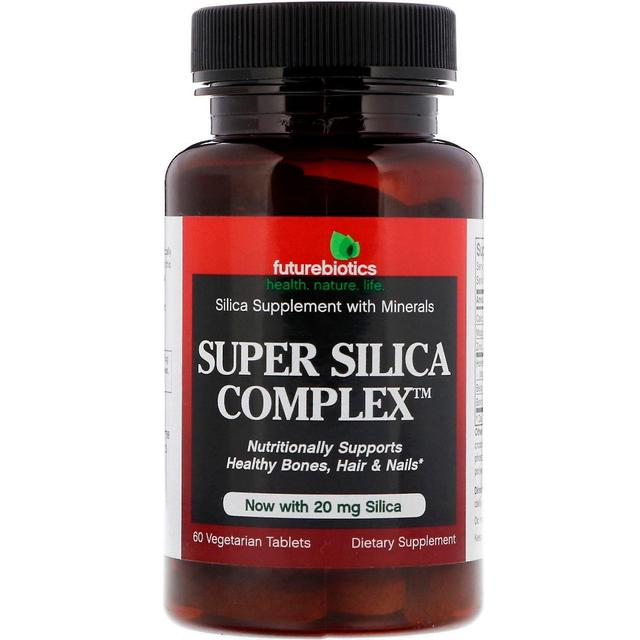 FutureBiotics, Super Silica Complex, 60 Vegetarische Tabletten on Productcaster.