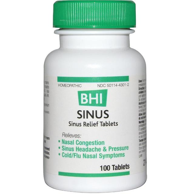 MediNatura, BHI, Sinus, 100 Tabletter on Productcaster.