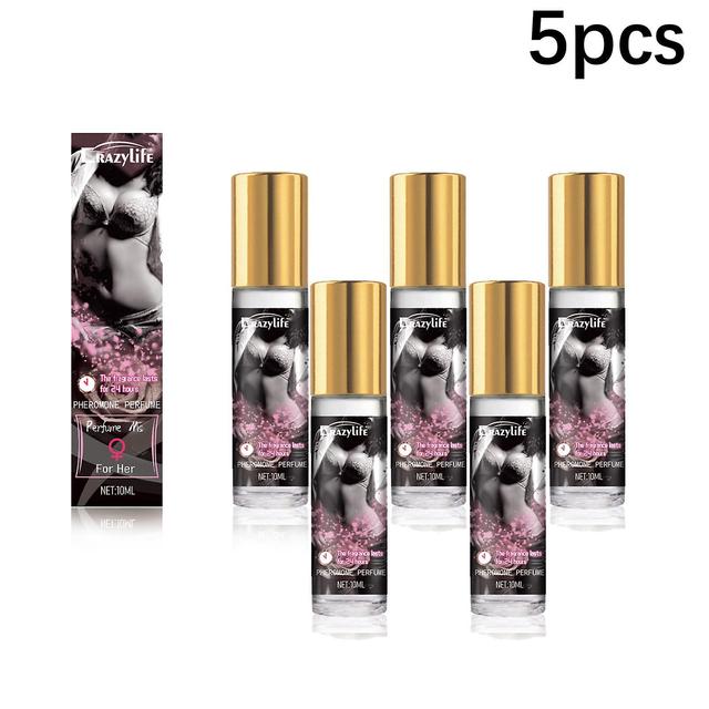 Crazylife Pheromone Dating Roll-on Perfume for Men and Women Hormone Couple Flirting Boudoir Perfume Essential Oil for Women 10 ml (5 pieces) on Productcaster.